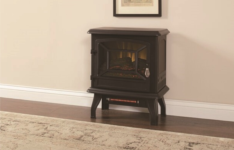 electric fireplace with remote