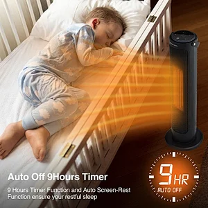 ceramic fan heater with timer