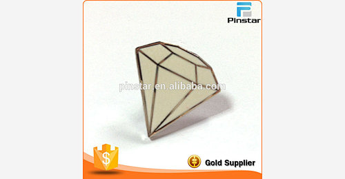 Custom Hard Enamel Metal Diamond Badge Lapel Pin from China ...