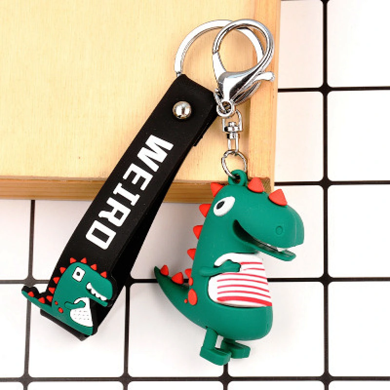 Cute Animals Keychain Dinosaur Cartoon Keychain from China Manufacturer ...