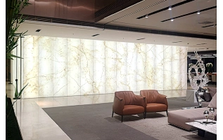 Commercial office lobby - LED wall tile - Shone Lighting