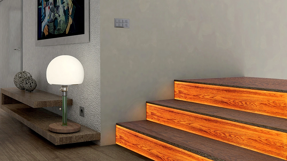 Alighting Award - Wood LED Stairs - Shone Lighting