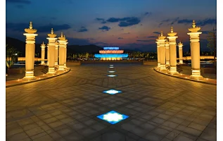 The Great Vows Buddhism Park, Anhui - LED brick light - Shone Lighting