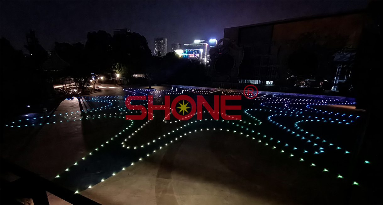 廣州長隆歡樂世界 - LED發光磚 - 先朗照明