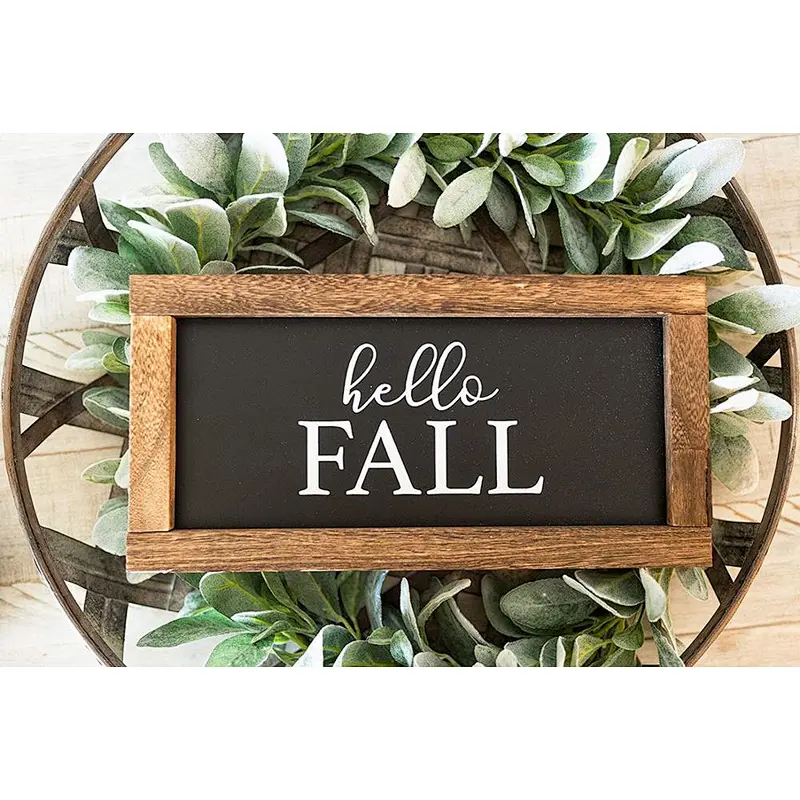 Wooden sign with for writing wooden sign plaque blank wooden display ...