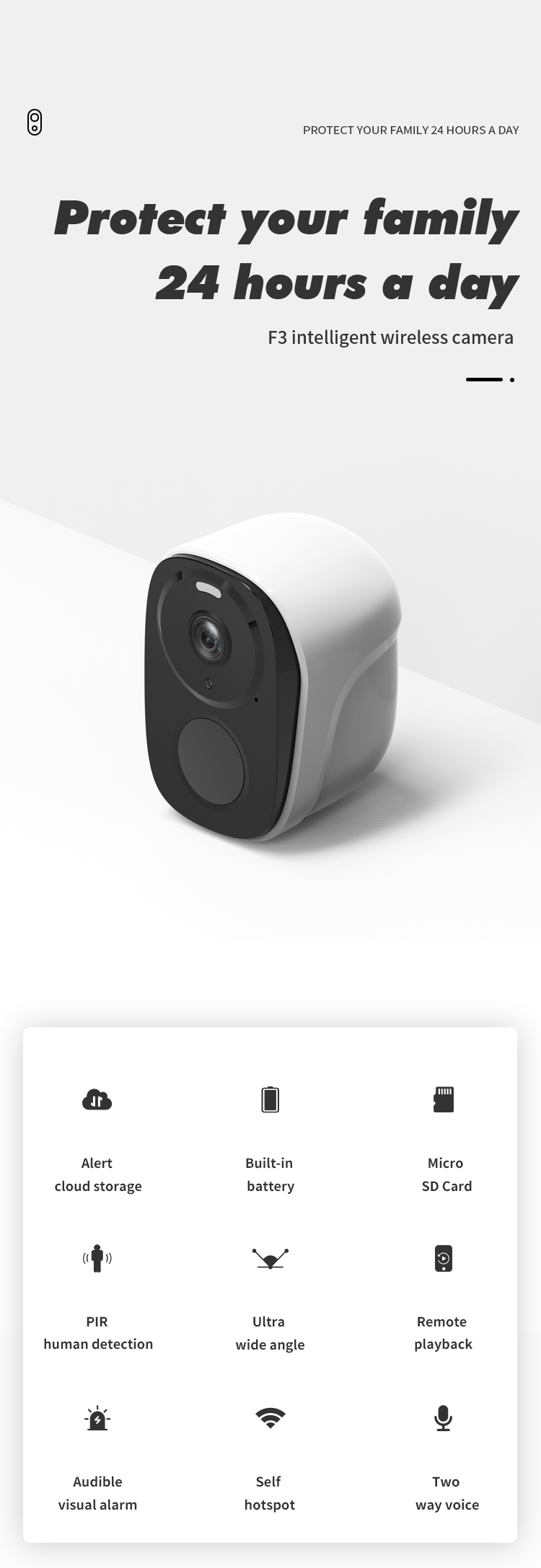 Wireless Battery Camera, Battery Camera