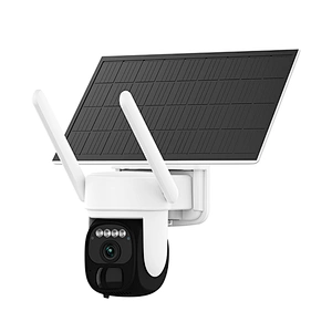 X3 Solar Powered Wireless 2K WaterProof Outdoor Security Battery Camera with Spotlight