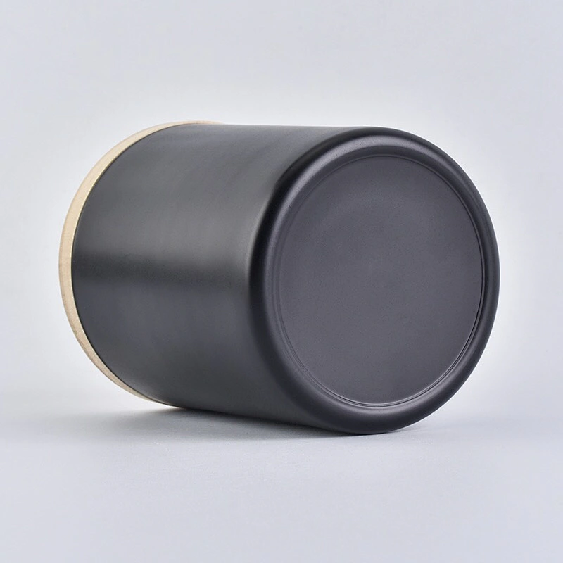 8oz Black Candle Jars Inside Spray with Metal Lids Custom Wholesale - China Candle  Jars and Candle Jars in Bulk price