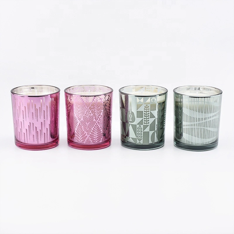 Buy Wholesale China New Design Scented Soy Wax Glass Jar Candle Holder 4 Oz  Pink Candle Glass Jars For Candle Making & 4 Oz Pink Candle Glass Jars For  Candle Making at