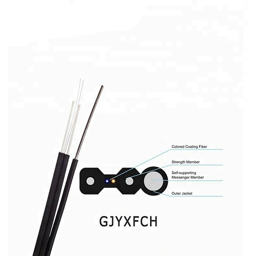 6 Core FTTH Aerial Self-Support Drop Cable GJYXFCH