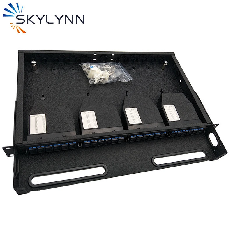 Rack Mount 48 96 Cores Din Rail Fiber Optic MTP MPO Patch Panel from ...