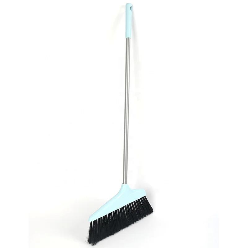 Eco-friendly Household Cleaning Colorful Long Handle Plastic Dustpan With Broom