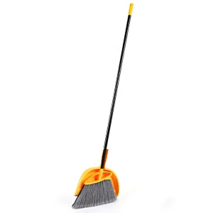 Hot Sale Plastic Long Handle Soft Broom With Dustpan Set