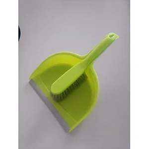 plastic dustpan and brush set