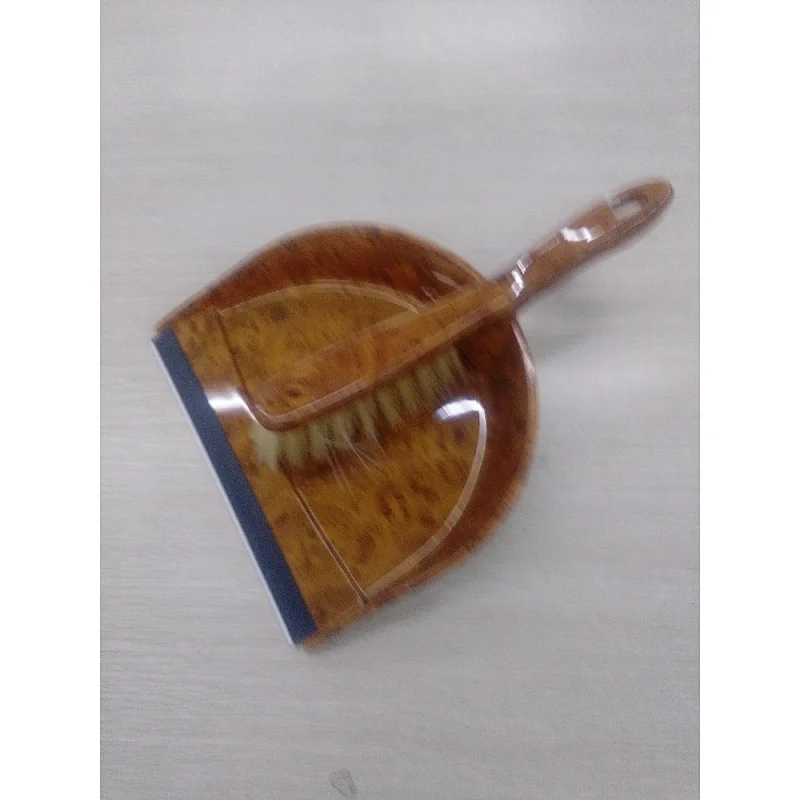 Multiple colors available PP+PET+TPR plastic dustpan and brush set