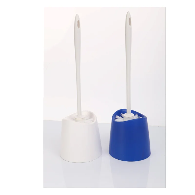 plastic toilet bowl brush set