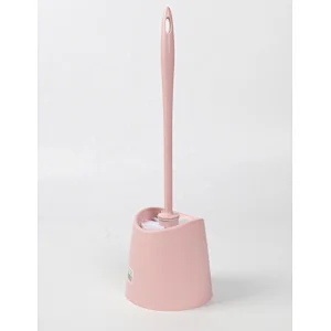 Bathroom Cleaning Accessory Plastic Toilet Brush and Holder Set