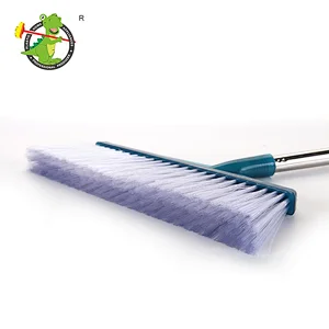 Metal Long Handle Dustpan With Printed Plastic Cleaning Soft  And Broom Set