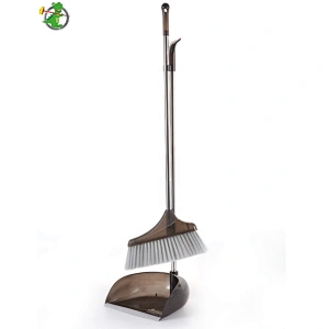 Household Cleaning Long Handle Plastic Cleaning Broom With Dustpan Set