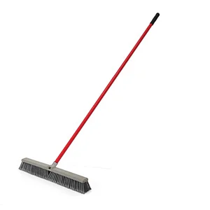 Factory Direct Long Handle Floor Push Broom With Brush Head