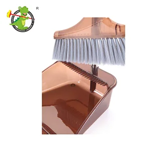 Hot sale Long Handle Iron Stick Household Economy Broom With Plastic Dustpan Set