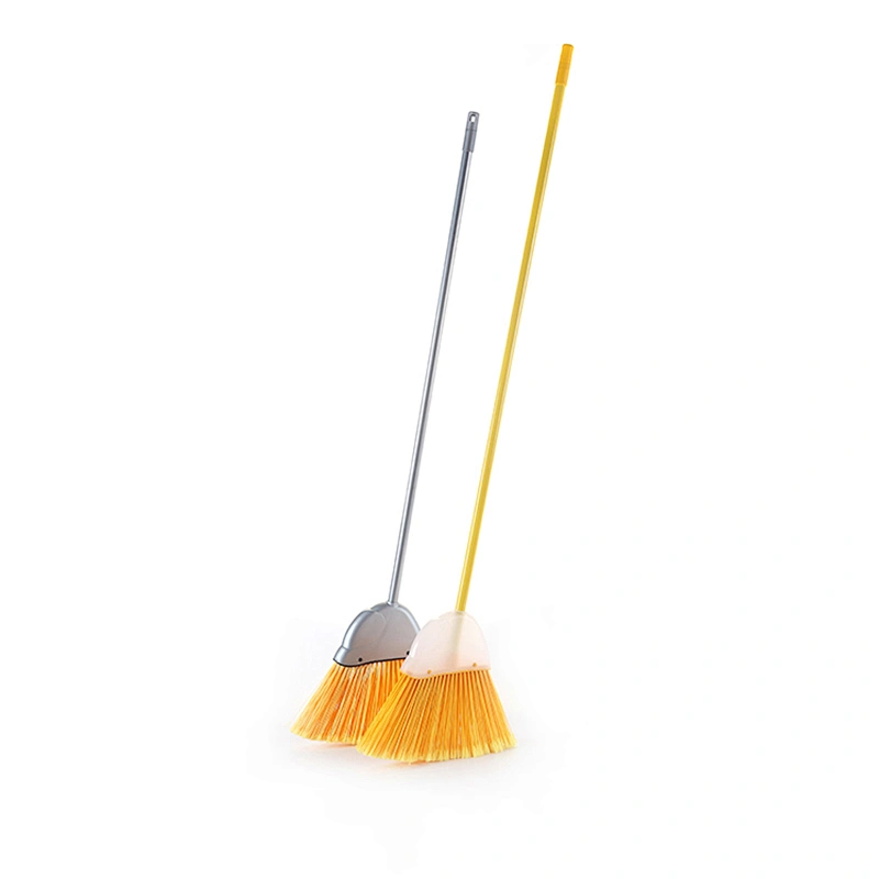 Housekeeping Angle Broom With Replaceable Head For Indoor Or Outdoor Use