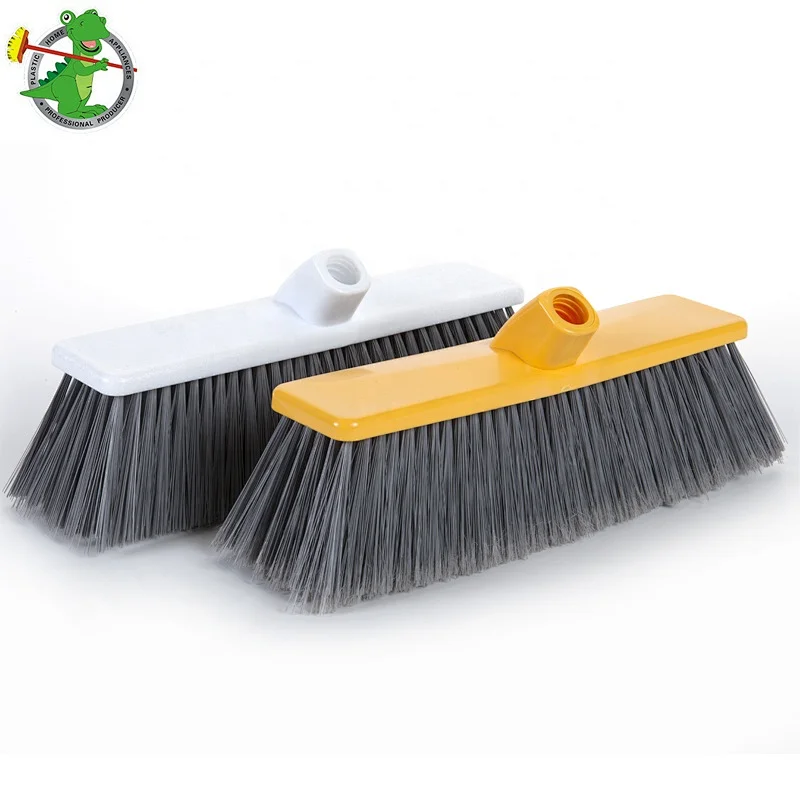 Wholesale Plastic Broom Heads Outdoor Push Hand Floor Road Brush
