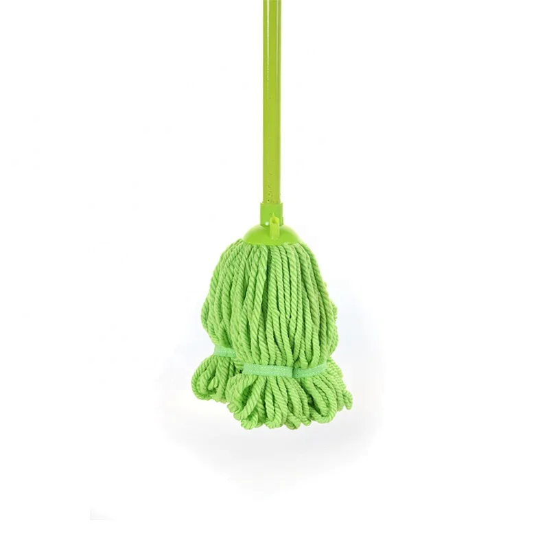 Floor Cleaner Mop Set Steel Mop Stick Cotton Mop