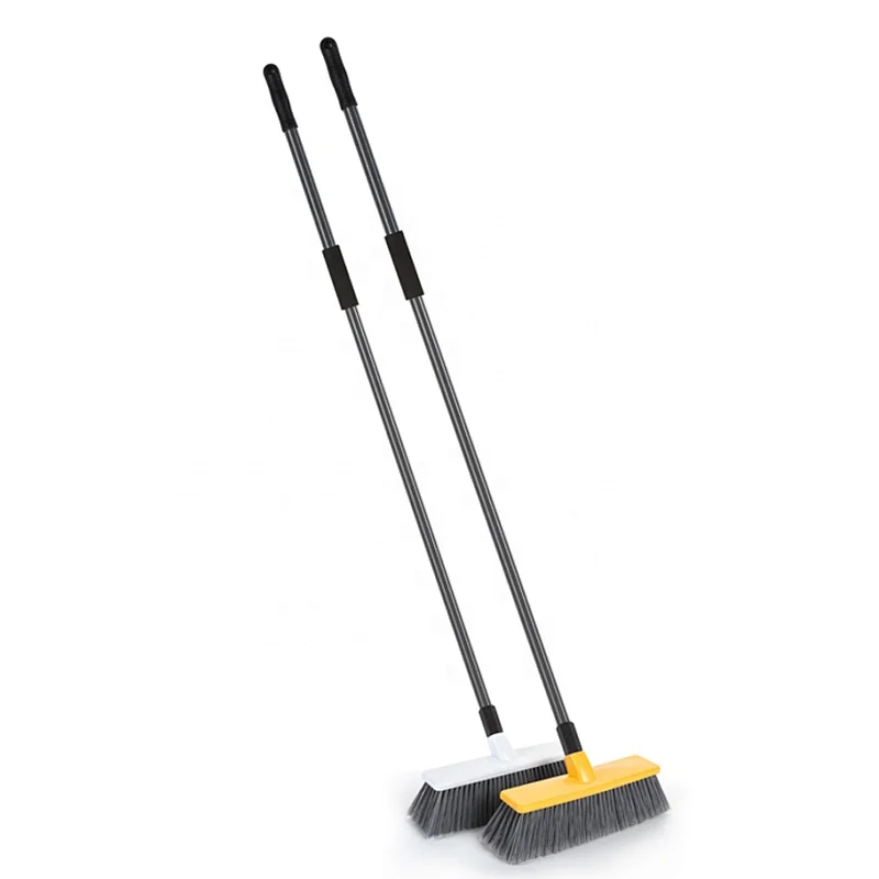 Wholesale Plastic Broom Heads Outdoor Push Hand Floor Road Brush