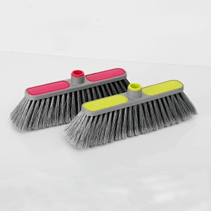 Factory Direct Plastic Broom Head Bristle Broom