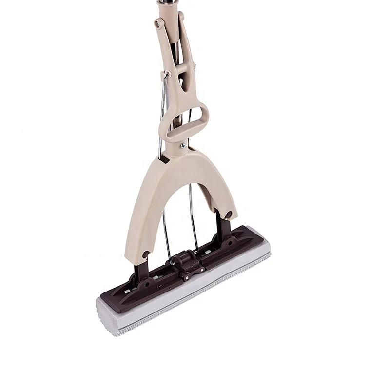 PVA Folding Type Stainless Telescopic Handle Rubber Magic Mop