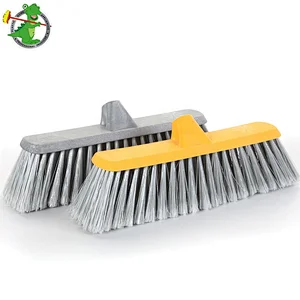 Plastic Hard Push Broom Brush Long Handle Push Brush