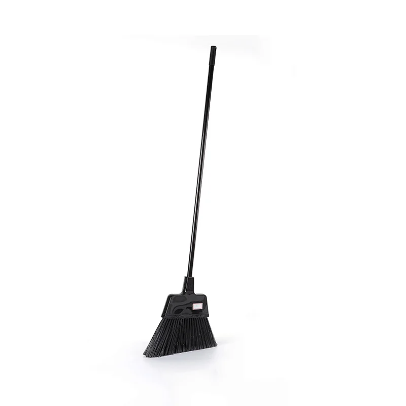 Supply Plastic Angle Broom With Metal Stick For Indoor And Outdoor Cleaning