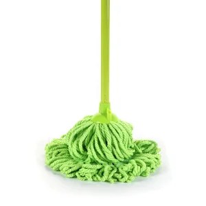 Floor Cleaner Mop Set Steel Mop Stick Cotton Mop