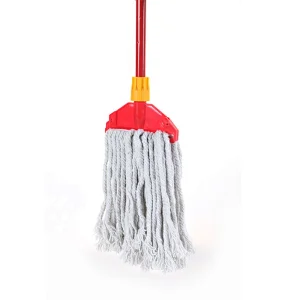 Household Cleaning 150g Quality White Cotton Mop With Handle