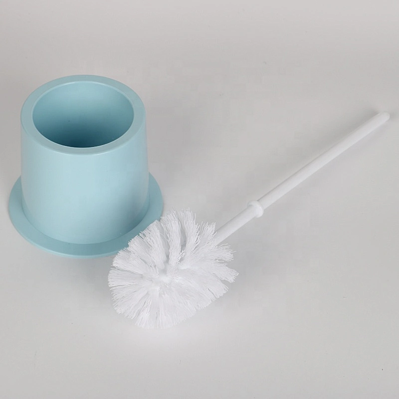 Household With Holder Durable Fashionable Round Toilet Brush