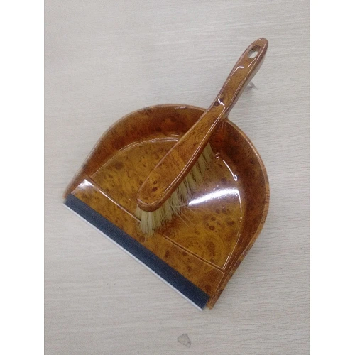 Multiple colors available PP+PET+TPR plastic dustpan and brush set