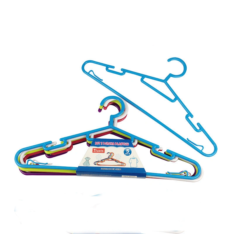 Factory wholesale plastic portable clothes hanger customized color