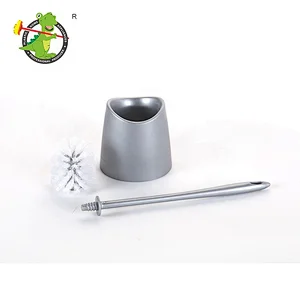New TPR material covered hand long handle toilet brush with holder for bathroom