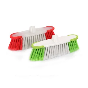 Colorful Plastic Broom Head Plastic Household Cleaning Product push broom for garage