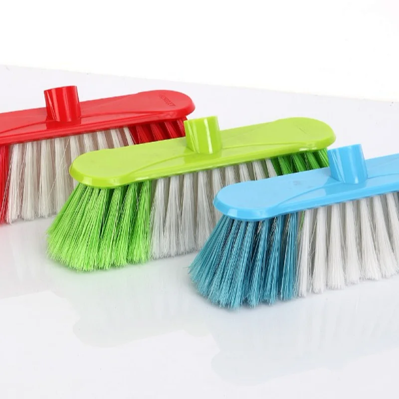 Household bathroom floor cleaning brush and push broom set for sale