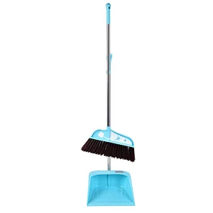 Colorful Long Handle Plastic Dustpan With Broom