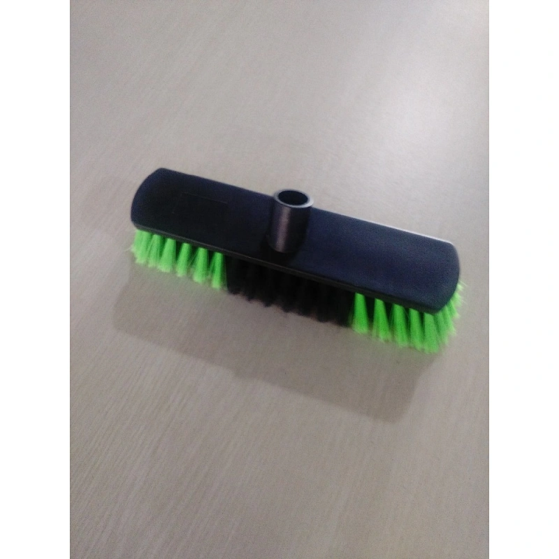 New Design  PET Colorful Printed Plastic Bristle Broom Head For Sale