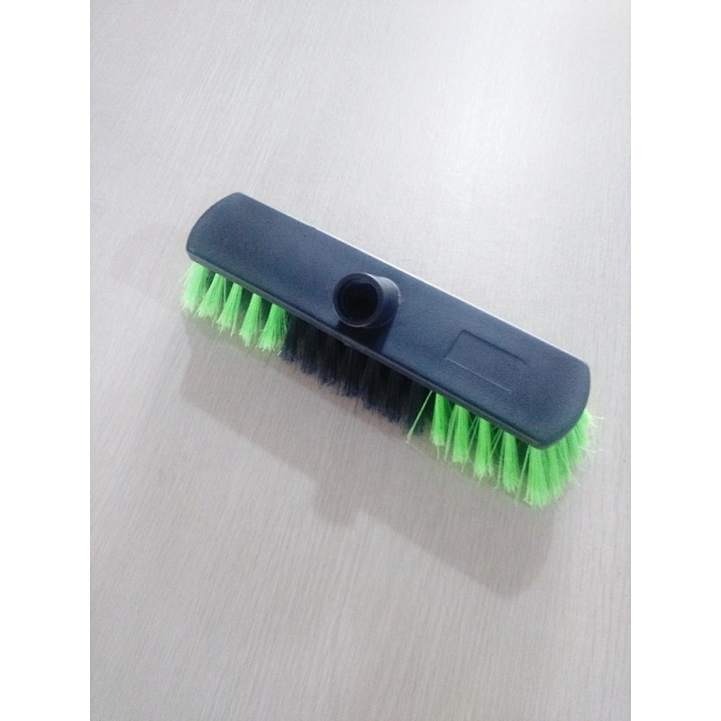 New Design  PET Colorful Printed Plastic Bristle Broom Head For Sale