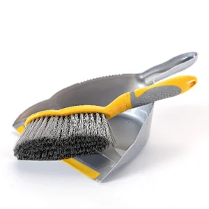 dustpan with brush