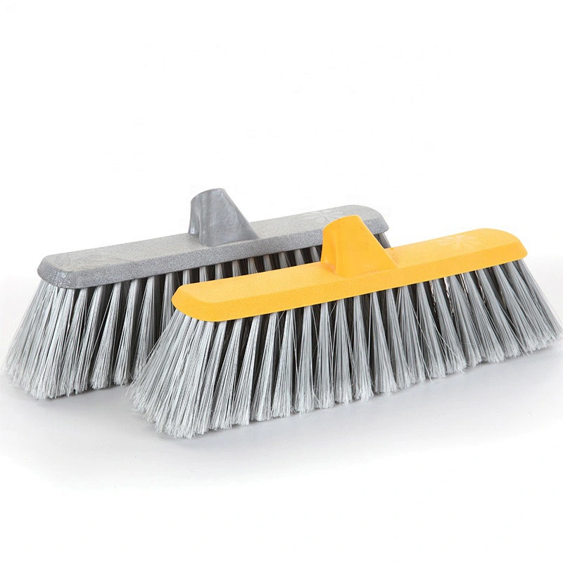 Plastic Hard Push Broom Brush Long Handle Push Brush