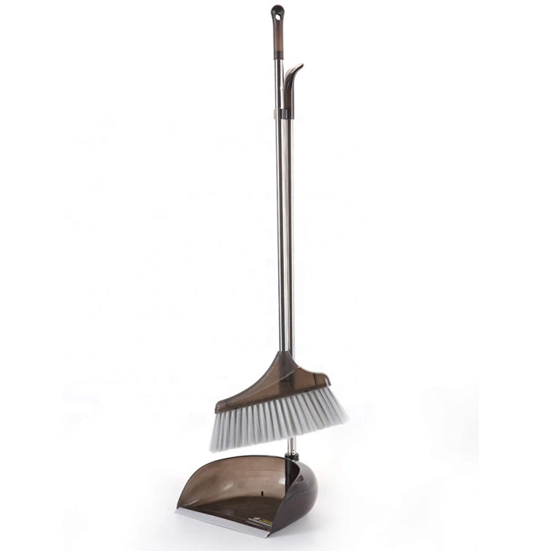 Household Cleaning Long Handle Plastic Cleaning Broom With Dustpan Set