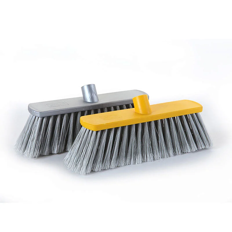 New Design PET Colorful Printed Plastic Bristle Broom Head For Sale