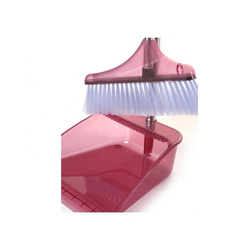 Hot sale Long Handle Iron Stick Household Economy Broom With Plastic Dustpan Set
