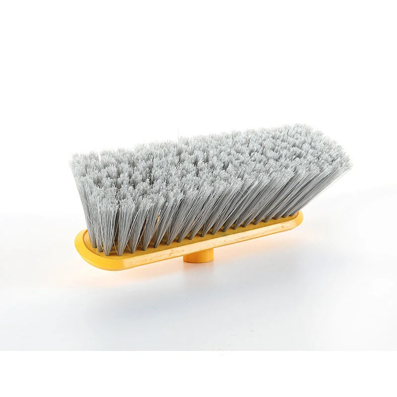 Household widely used plastic pp pet cleaning broom with iron paint long handle